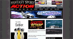 Desktop Screenshot of fantasysportaction.com